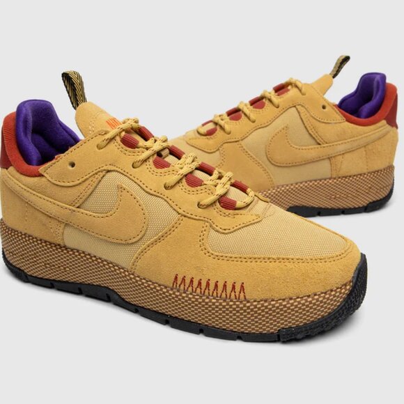 Nike W Air Force 1 Wild Shoes Wheat FB2348-700 Women'S Size 7 NEW - Picture 12 of 12